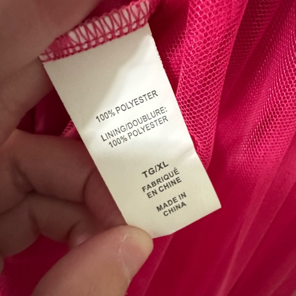 Le Chateau XXL size fuchsia dress - Picture 7 of 8